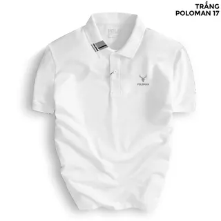 Áo Thun Polo Nam Basic POLOMAN 17 Phiên Bản Mới, Chất CVC Cao Cấp Thoáng Khí Chuẩn Form Sang Trọng