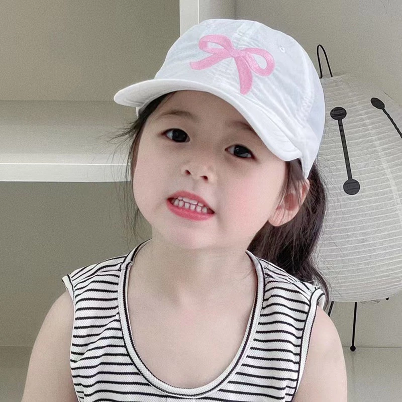 Mũ che nắng nửa mỏng khô nhanh cho trẻ em Mũ nón cho bé gái 2-8 tuổi Mũ đuôi ngựa Mũ bóng chày Mũ bé gái