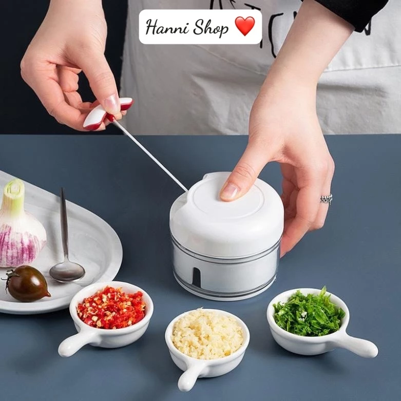 [FreeShip❤]  Máy xay tỏi ớt mini cầm tay đa năng 88172