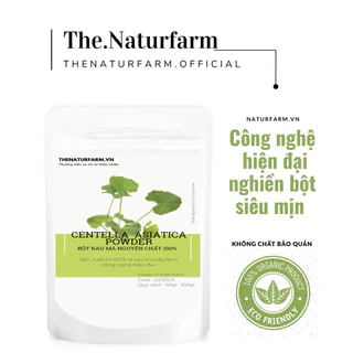 Bột rau má organic sấy lạnh siêu mịn Naturfarm [ Bột pha uống giúp đẹp da, detox, giảm cân ]