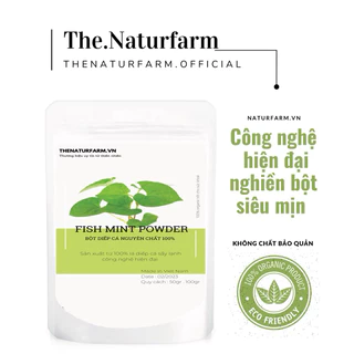 Bột diếp cá organic sấy lạnh siêu mịn Naturfarm [ Bột pha uống giúp đẹp da, detox, giảm cân ]