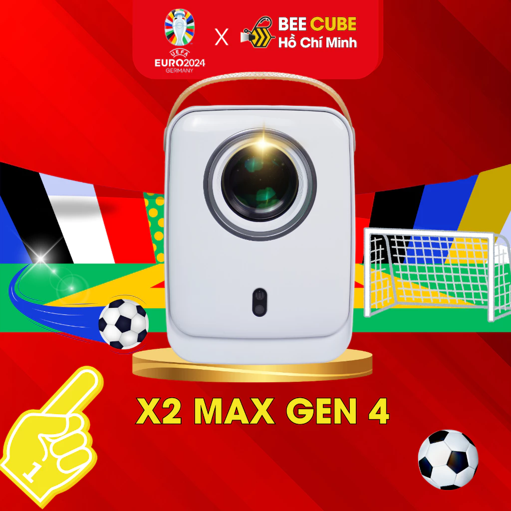 Máy Chiếu Mini BeeCube X2 Max Gen 4 2024 Chính Hãng Thương Hiệu - Đầy Đủ Các Tính Năng Hiện Đại