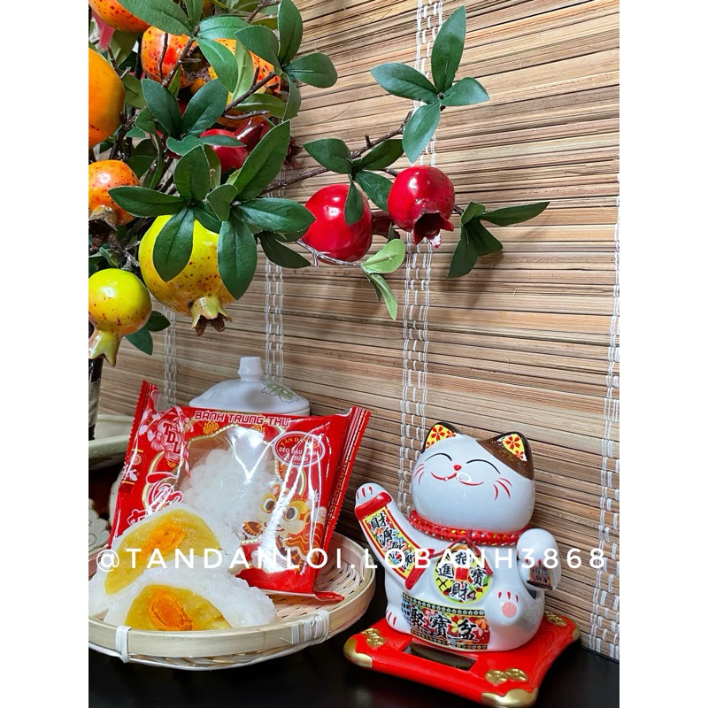 DẺO đậu xanh 1 trứng 200g bánh trung thu Tân Dân Lợi