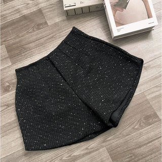 Quần Short Dạ Bling, Quần Đùi Nữ BIG SIZE Lưng Cao 2 Ly Cao Cấp Hàng Đẹp THUS951