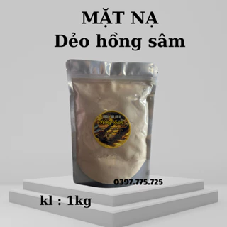 mặt nạ dẻo hồng sâm sản phẩm hanmade