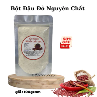 Bột đậu đỏ 100gram bột đắp mặt tắm trắng