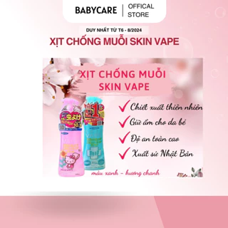 Xịt chống muỗi và côn trùng Skin Vape Nhật Bản 200ml Chống muỗi cho bé và người lớn suốt 8h