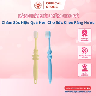 Bàn Chải Siêu Mềm Cho Bé Nhiều Hình Đáng Yêu (Hộp Nhựa Tròn)