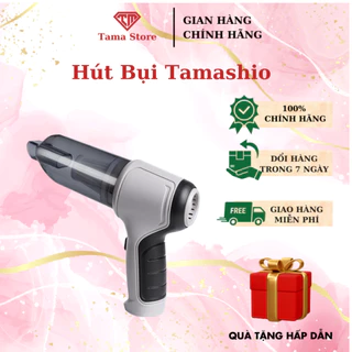 Máy Hút Bụi Cầm Tay Không Dây Nhật Bản TAMASHIO 6 Đầu Hút, Máy Hút Bụi Ô Tô, Giường Nệm BH 12 Tháng