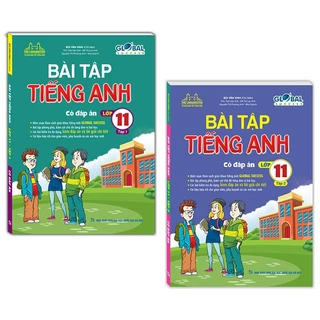 sách - combo 2c GLOBAL SUCCESS - Bài tập tiếng anh lớp 11 (Tập 1+2) có đáp án