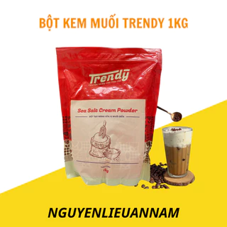 BỘT KEM MUỐI TRENDY pha cà phê muối thơm ngon, đậm vị