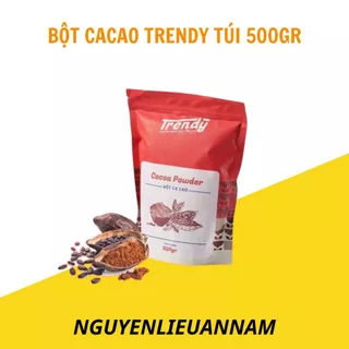 Bột CACAO Trendy nguyên chất túi 500gr- chuyên dùng pha chế