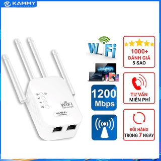 【HCM 24H】Bộ kích sóng wifi 4 râu tốc độ 1200mbps phát xuyên tường kết nối xa sóng mạnh-bộ định tuyến wifi