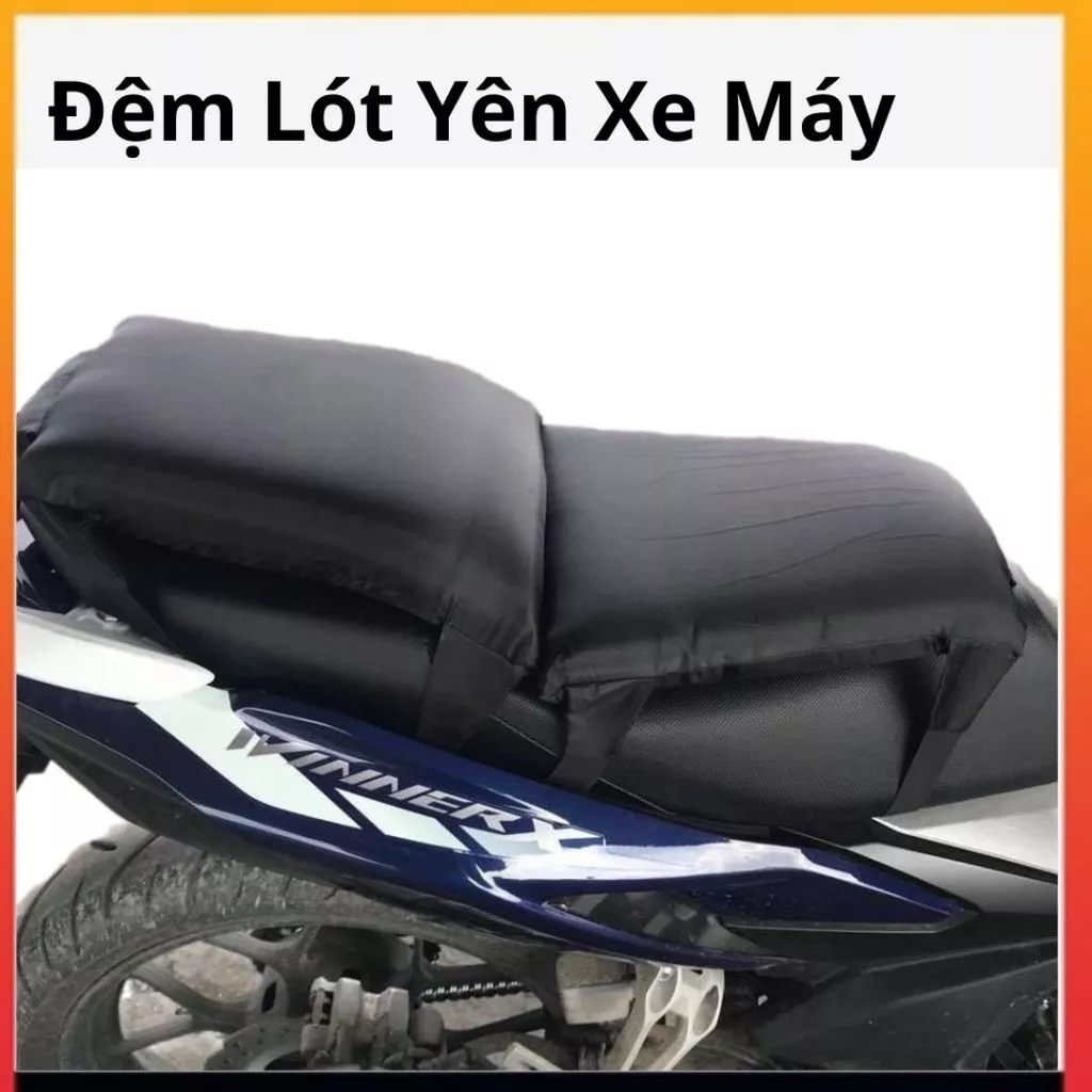 Đệm lót yên xe máy Lót yên xe máy lót ghế ngồi êm xe máy đệm yên xe máy đệm yên xe máy chống ê mông