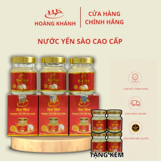 [Combo 10 Tặng 2]  Set Yến Hũ Có Đường Chưng Sẵn 70ml - Yến Sào Hoàng Khánh