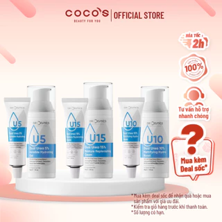 Kem Dưỡng Ẩm Drceutics Dual Urea 5%, 10%, 15% Gel Dưỡng Ẩm Da Khô, Gel Dưỡng Da Dầu 35g/50g