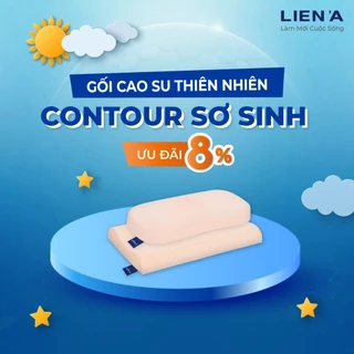 Gối cao su Contour Liên Á cho bé - 100% cao su thiên nhiên an toàn lành tính