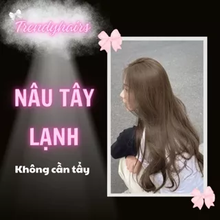 Thuốc Nhuộm Tóc Màu NÂU TÂY LẠNH Không Tẩy | TrendyHairs