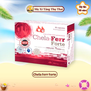 Mẹ Xi Chela-Ferr Forte - Bổ Sung Sắt, Acid folic Cho Bà Bầu, Vitamin B, Vitamin C (Hộp 30 Viên)