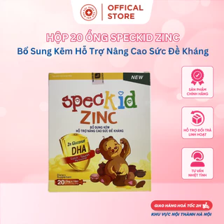 Hộp 20 ống Speckid zinc bổ sung kẽm hỗ trợ nâng cao sức đề kháng cho bé