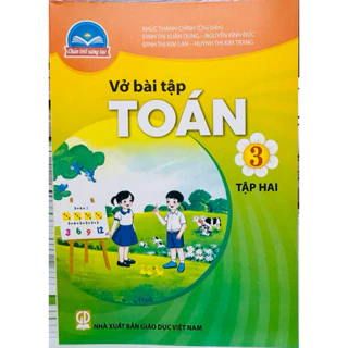 vở bài tập toán lớp 3 tập 2 + Bút Chì Thuộc bộ (chân trời sáng tạo)