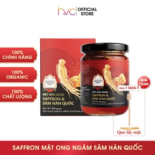 Sâm ngâm mật ong saffron Kingdom Herb chính hãng thượng hạng hộp 320g