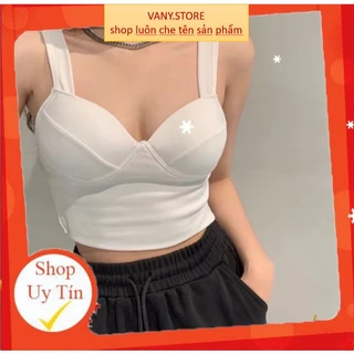 Áo Bra Nữ - Áo Ba Lỗ Nữ Cao Cấp Chất Cotton Mềm Mịn Kèm Mút Đệm Ngực Mã BRA30