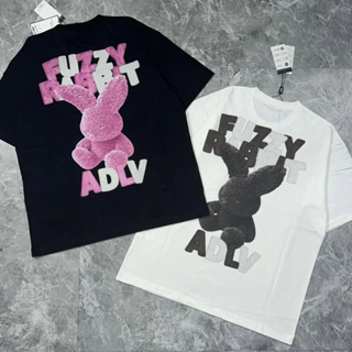 [ CHÍNH HÃNG ] Áo thun ADLV FUZZY FONT RABBIT SHORT SLEEVE