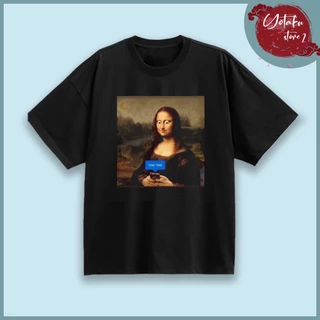 Áo thun Mona Lisa Chế, hài hước năng động form rộng nam nữ đủ size