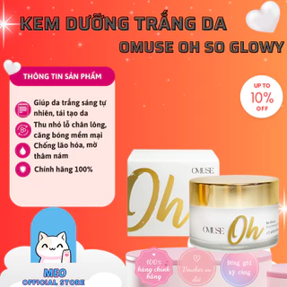 Kem dưỡng trắng da Omuse Oh So Glowy 50ml,trắng da,mờ nám