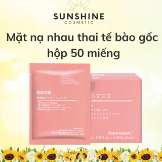 [HỘP 50 MIẾNG] Mặt Nạ Nhau Thai Cừu Cuống Rốn Tế Bào Gốc Nhật Bản Date 2026