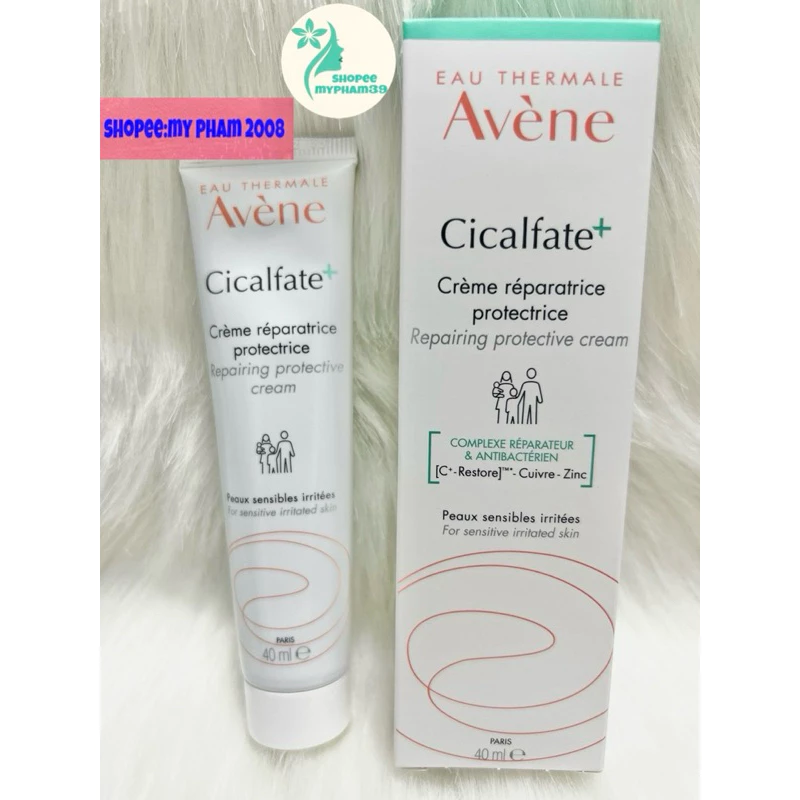 Avene Cicalfate reparing protective cream Kem Dưỡng Ẩm, phục hồi da.