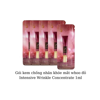 Gói Kem Mắt Cao Cấp Whoo Jinyulhyang Intensive Wrinkle Essential 1ml