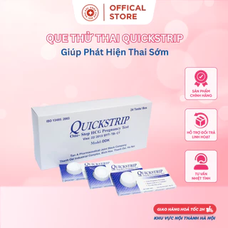 Que Thử Thai Quickstrip.Giúp Phát Hiện Thai Sớm.Que Test Thử Thai 2 Vạch Chính Xác