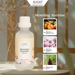 Tinh Dầu Nước Hoa Kodo Morning Sunrise Hương Ban Mai Làm Thơm Phòng, Không Gian, Quần Áo -  Black Collection- 15/110ml