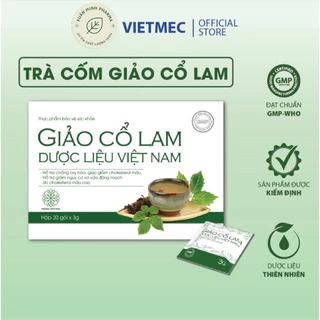 Giảo Cổ Lam - Giảm xơ vữa động mạch, Hỗ trợ chống oxi hoá giúp giảm Cholesterol ( Hộp 20 gói )