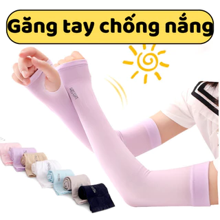 Găng Tay Chống Nắng Nam Nữ Xỏ Ngón Chống Nắng Chống Tia UV Chất Liệu Co Giãn 4 Chiều Thoáng Mát Thấm Hút Mồ Hôi