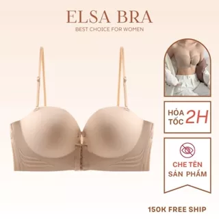 Áo Cúp Ngực Nữ ELSA BRA Cài Trước Không Gọng Nâng Đẩy Tạo Khe Có Đệm 5cm Siêu Mềm Mại - 946