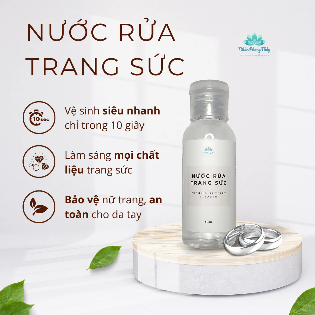 Nước Rửa Vàng Bạc Cao Cấp, Nước Vệ Sinh Trang Sức Mỹ Ký, Rửa Nữ Trang Vàng, Bạc 925 Dễ Dàng Tại Nhà