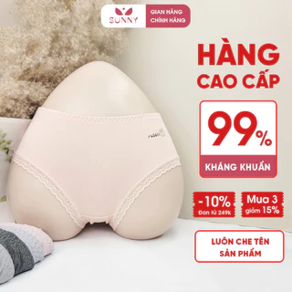 Quần lót nữ cotton cao cấp SUNNY vải kháng khuẩn thoáng khí siêu co giãn thấm hút mồ hôi Rabbit S802