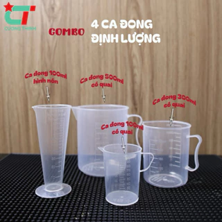 Combo 4 ca đong 500ml - 300ml - 100ml