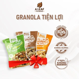 [Qùa tặng] Gói lẻ ngũ cốc granola matcha, socola, vani gói tiện lợi 30g Baker Baking