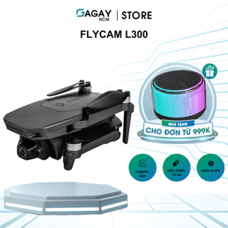 Flycam máy bay điểu khiển từ xa Flycam mini L300 PRO động cơ không chổi than, camera kép độ nét cao bảo hành 12 tháng