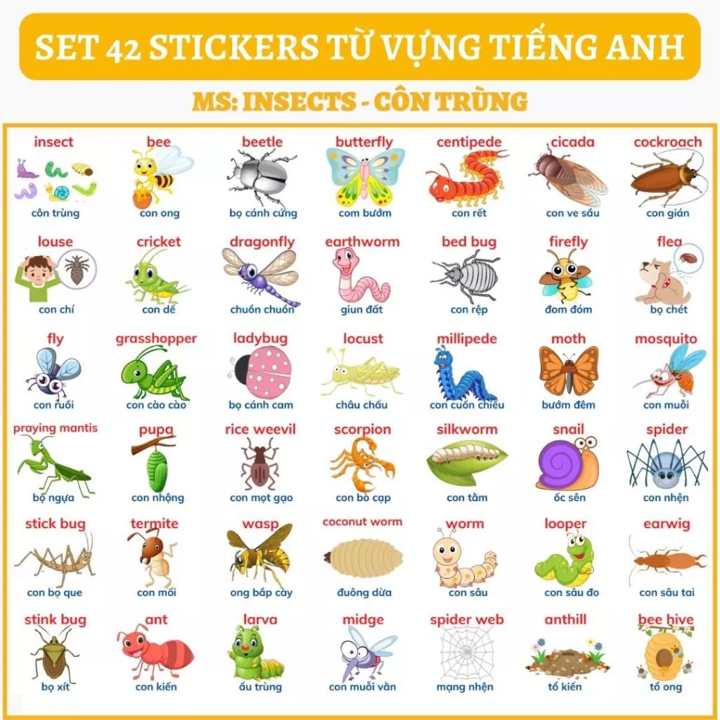 🔥SET 42 STICKERS - CHỦ ĐỀ ANIMALS ĐỘNG VẬT🔥