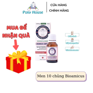 Men Vi Sinh 10 Chủng BioAmicus Complete 10ml, Men Vi Sinh Hỗ Trợ Tiêu Hóa Giúp Bé Ăn Ngon Chính Hãng