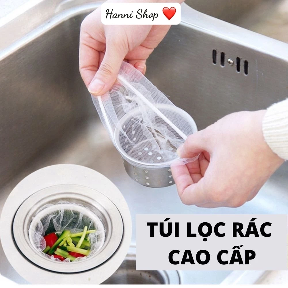 COMBO 500 TÚI LƯỚI LỌC RÁC THÔNG MINH HELFER CHO BỒN RỬA CHÉN BÁT - Siêu Rẻ