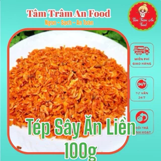 100g Tép sấy giòn dùng trực tiếp, trộn bánh tráng, cuộn bánh tráng