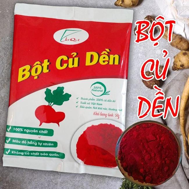 Bột củ dền Chợ Quê 50gr / Beetroot powder