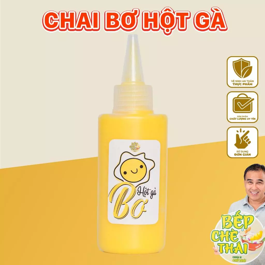 Chai Bơ Hột Gà 100gr - ăn kèm bánh tráng, cơm cháy, đồ ăn vặt - bếp chè thái