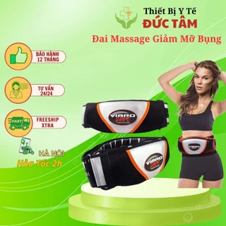 Đai Massage Giảm Mỡ Bụng Cao Cấp - Đai Giảm Mỡ Bụng Vibro Shape - Máy massage bụng hiệu quả cao